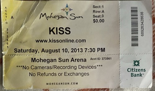 Biglietto kiss 2013 monster - kiss,