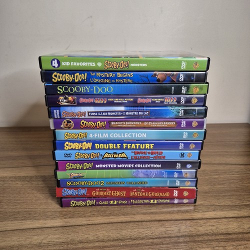 Lot scooby doo - dvds, kiss
